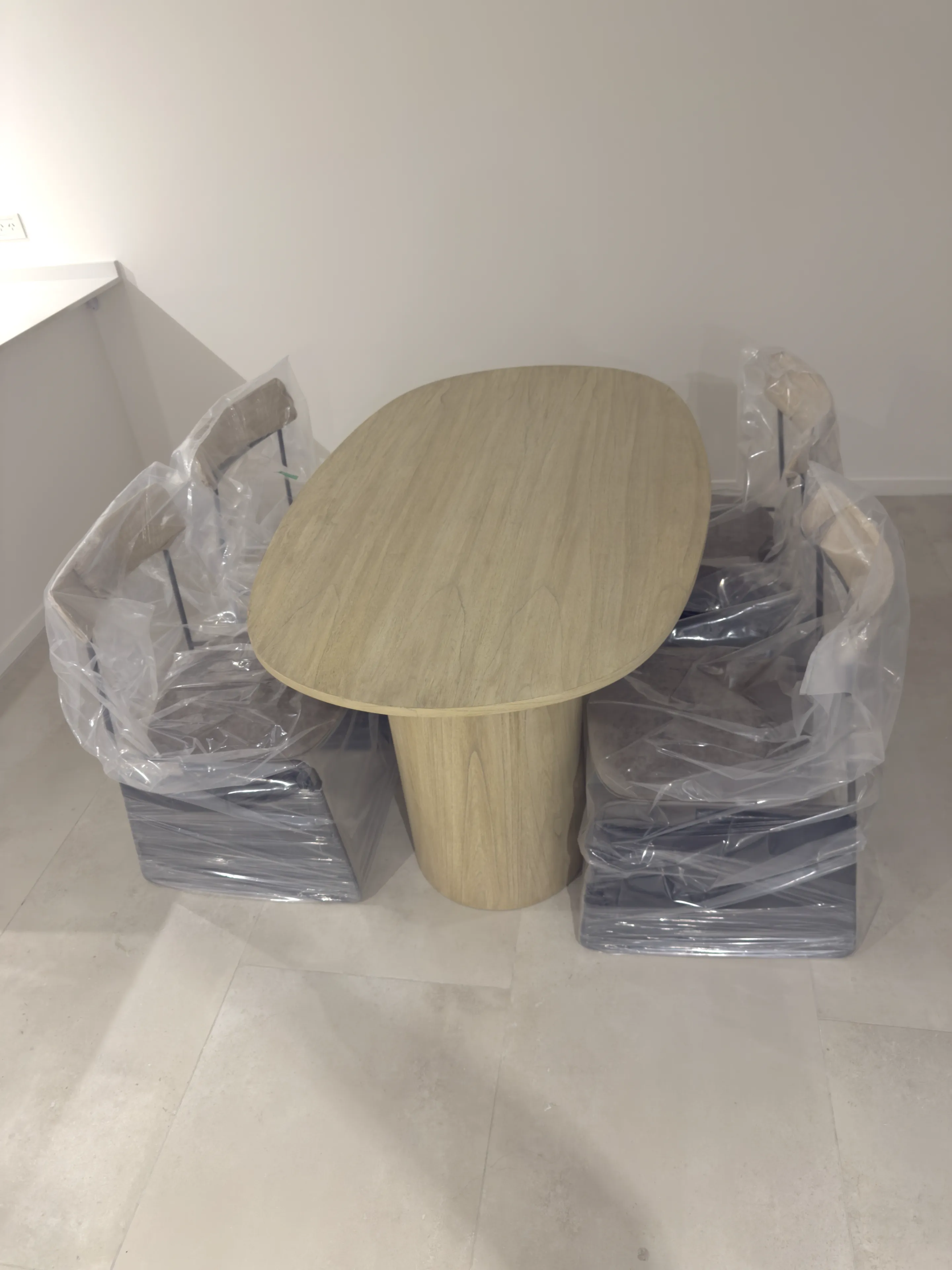 Mesa auxiliar de madera a medida